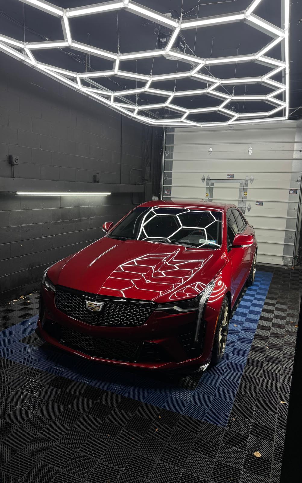 Vehicle receiving a professional wash